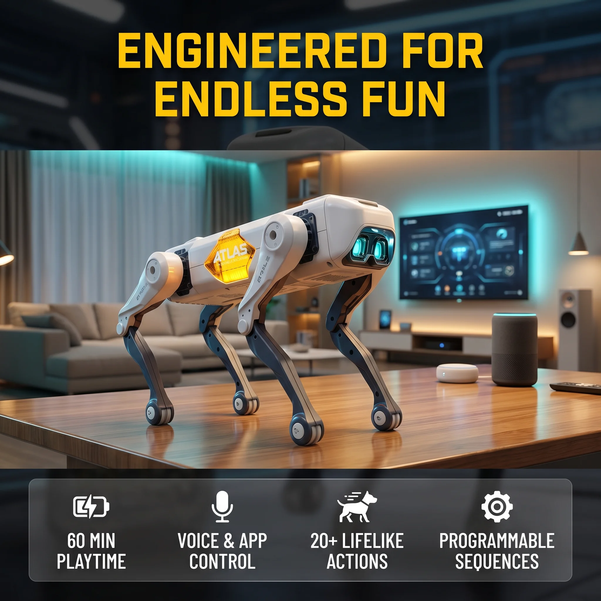 Science Robot - AI 스마트 로봇 강아지, 음성 및