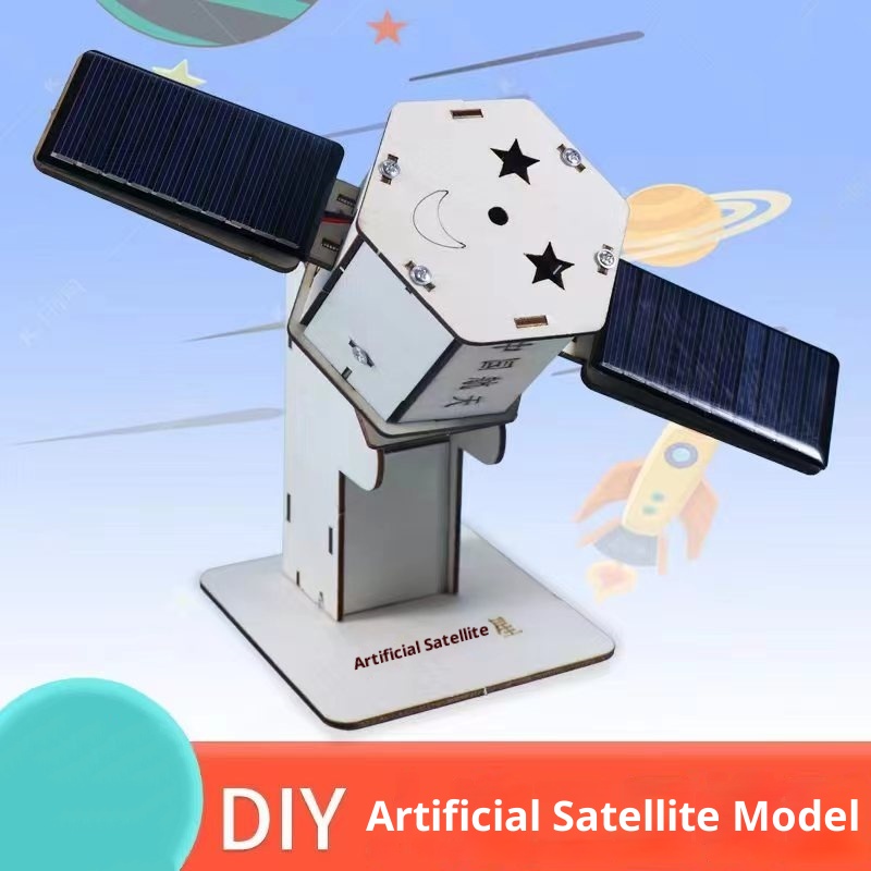 DIY 태양광 위성 조립 키트 어린이 학생 과학 교육  - Science Toys Diy 리뷰 및 가격