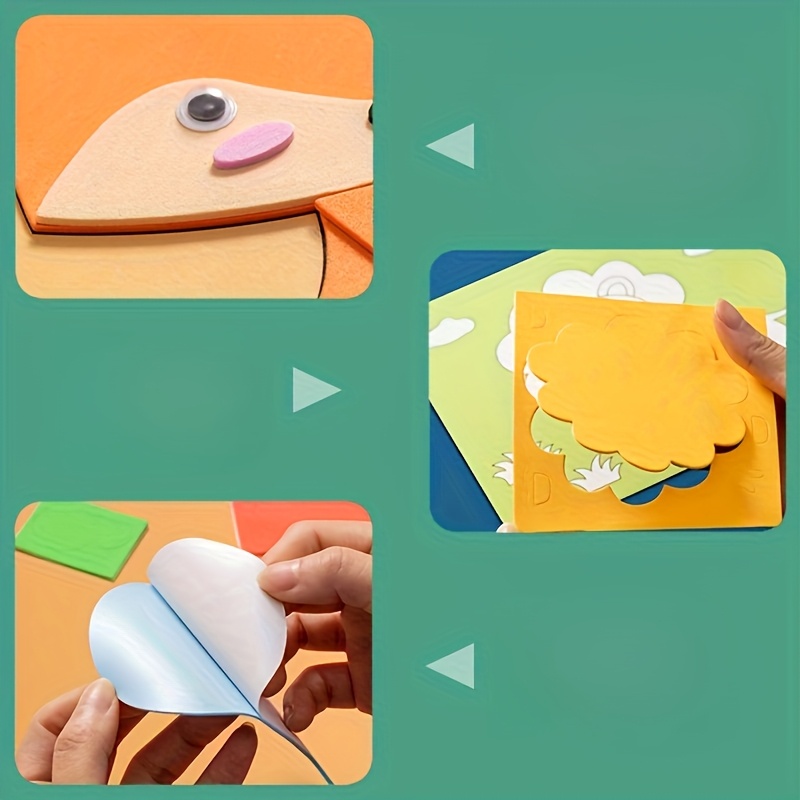 어린이용 3D 스티커, 10개의 랜덤 시트, 일회용,  - Science Toys Diy 리뷰 및 가격