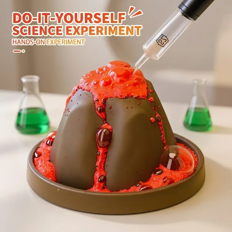 STEM DIY 화산 과학 실험 키트 어린이 교육용 장 - Volcano Kit Eruption 리뷰 및 가격
