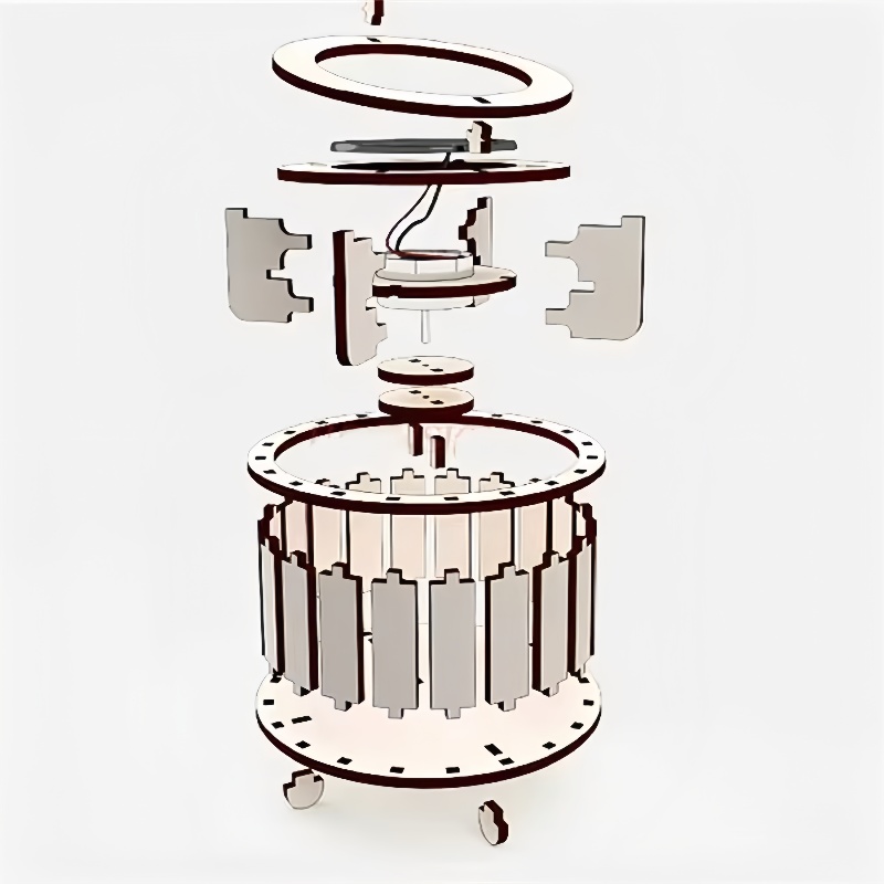 1 PCS DIY 태양광 이중 링 만들기 장난감 물리학 - Science Toys Diy 리뷰 및 가격
