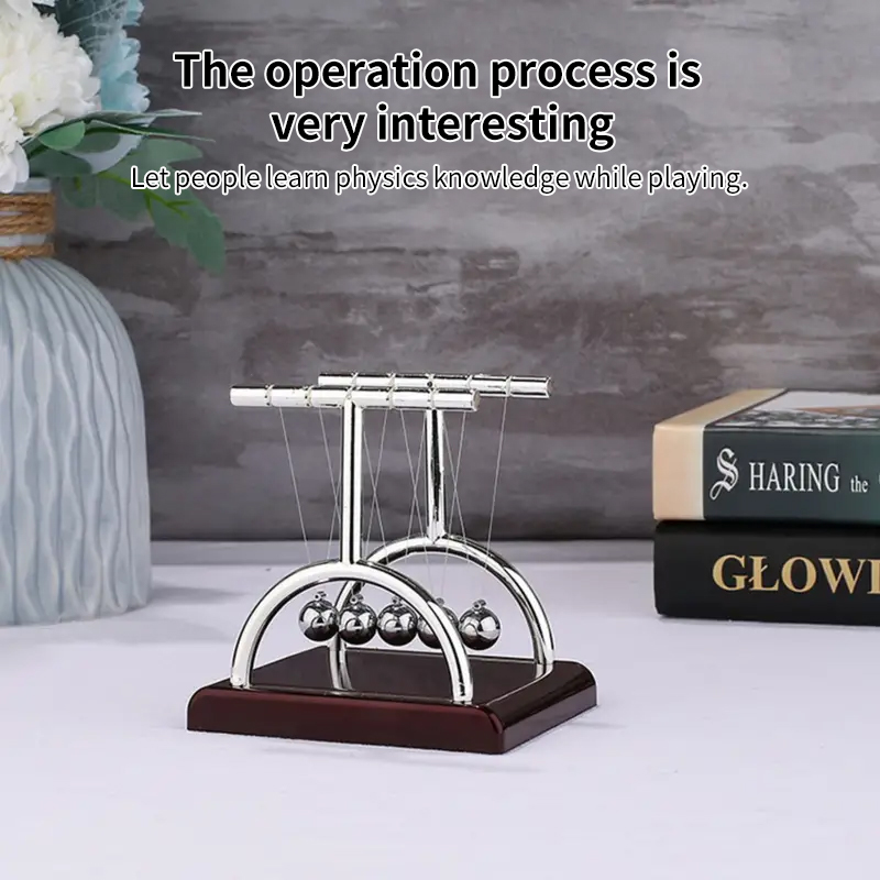 뉴턴 진자 균형 공: 세련된 책상 장식 및 사무실과 가 - Newton Cradle Large 리뷰 및 가격
