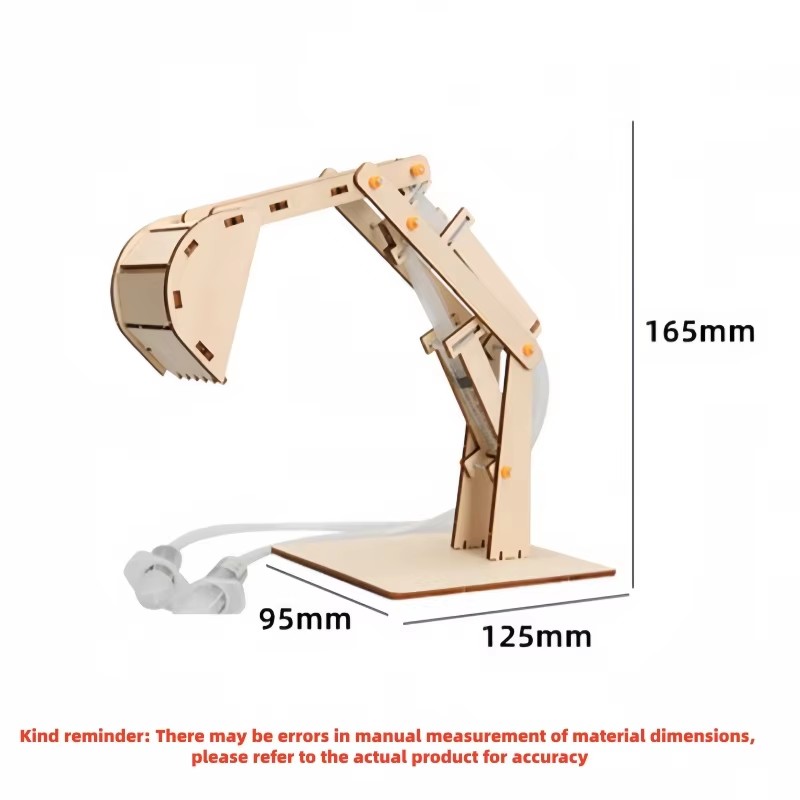 재미있는 STEM DIY 과학 키트 나무 유압 굴삭기  - Hobby Is Science 리뷰 및 가격