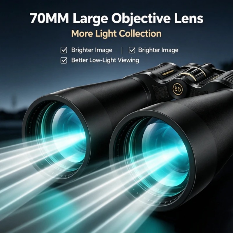 BORWOLF 25-75X70 대형 대물렌즈 쌍안경,  - National Geographic Telescope 70Mm 리뷰 및 가격