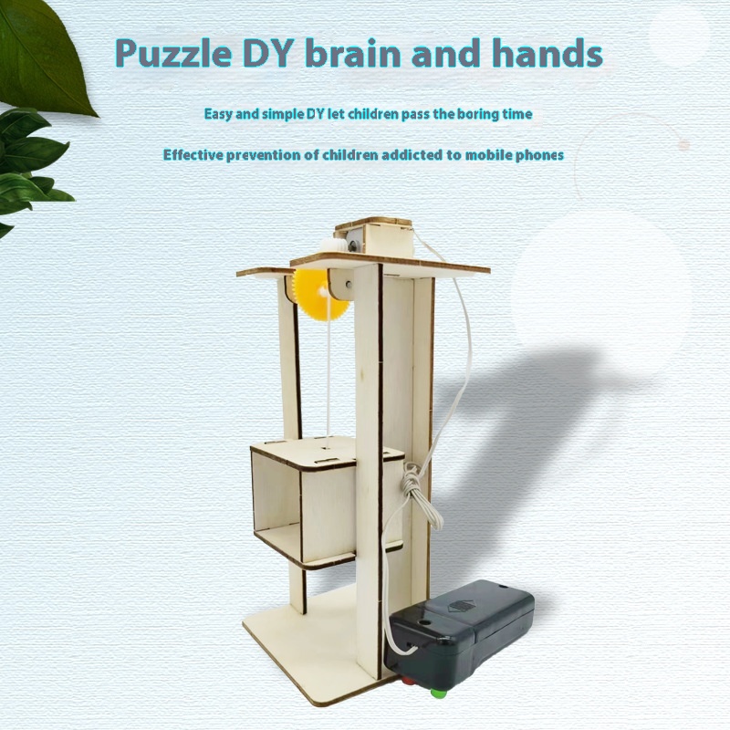 DIY 엘리베이터 모델 교육 STEM 빌딩 장난감 전기 - Science Project Kit 리뷰 및 가격