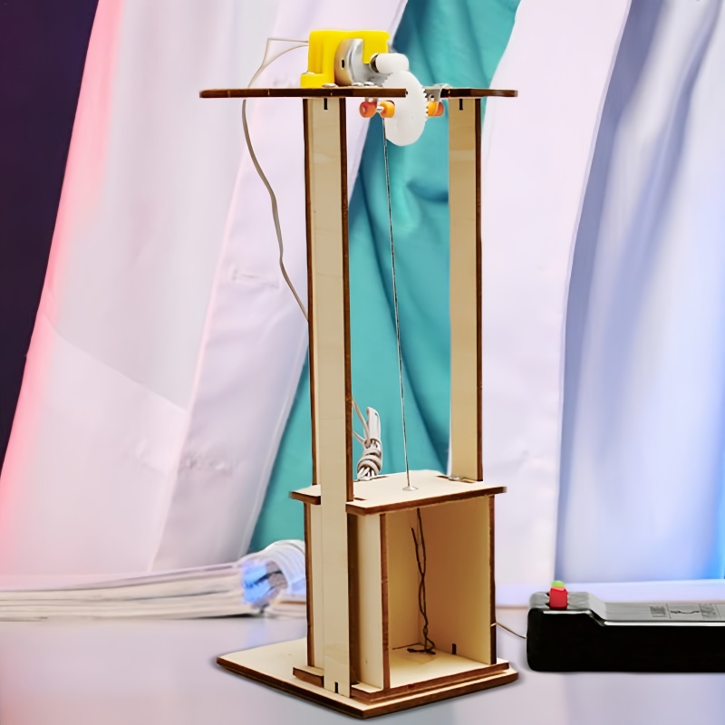 DIY 전기 원격 제어 리프트 엘리베이터 키트 - 어린 - Science Project Kit 리뷰 및 가격