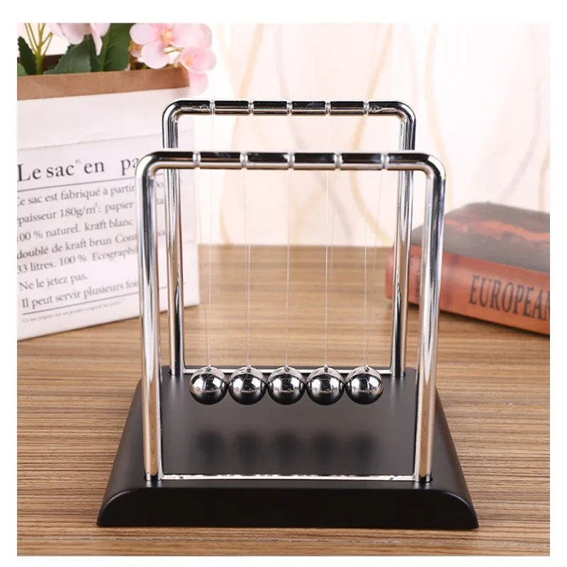 뉴턴 크래들 스틸 밸런스 볼 데스크탑 모션 장난감 물리 - Newton Cradle Large 리뷰 및 가격