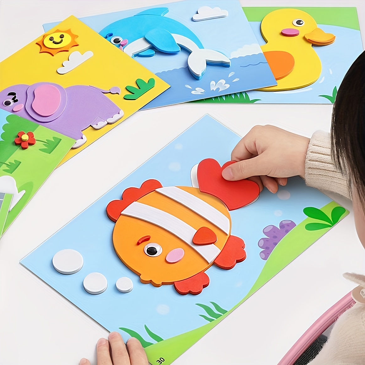 어린이용 3D 스티커, 일회용, 수제 EVA 공예 데칼 - Science Toys Diy 리뷰 및 가격